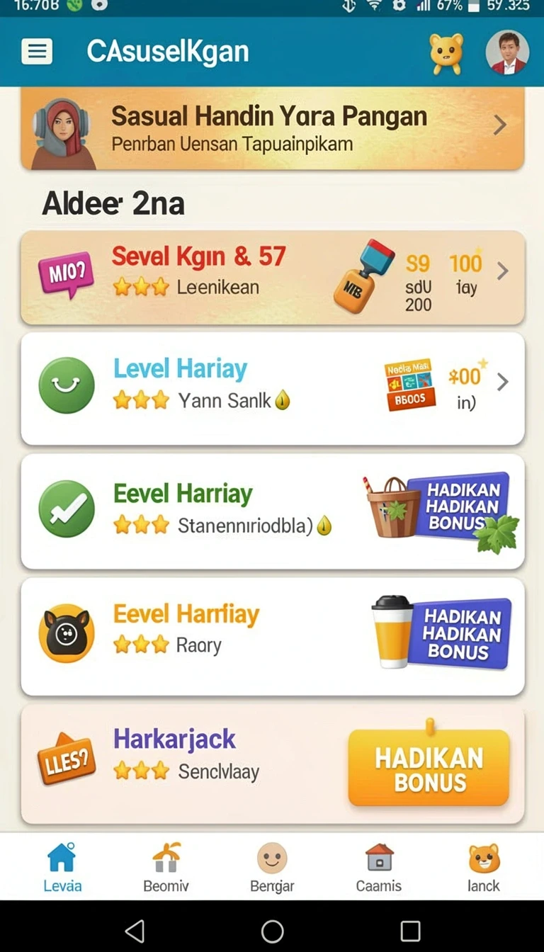 Tampilan utama aplikasi Download mega338 APK Original untuk Android yang intuitif dan efisien.
